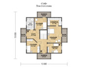 Проект каркасного дома Граф