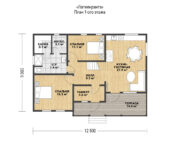 Проект каркасного дома Лаппеенранта