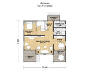 Проект каркасного дома Флагман