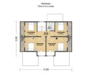 Проект каркасного дома Флагман