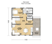 Проект каркасного дома Песочный