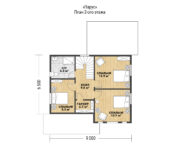 Проект каркасного дома Парус