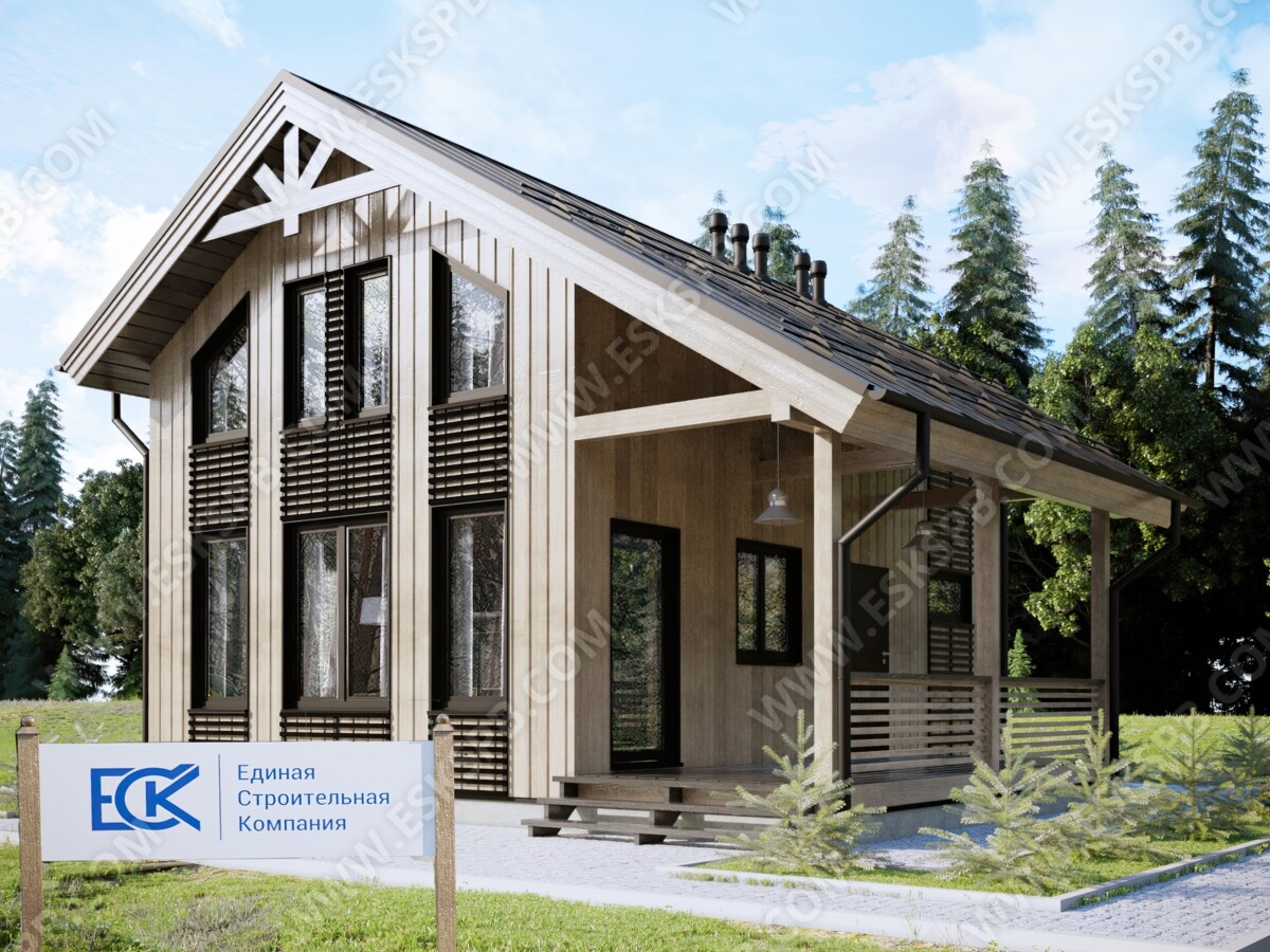 Проект каркасного дома Орфей