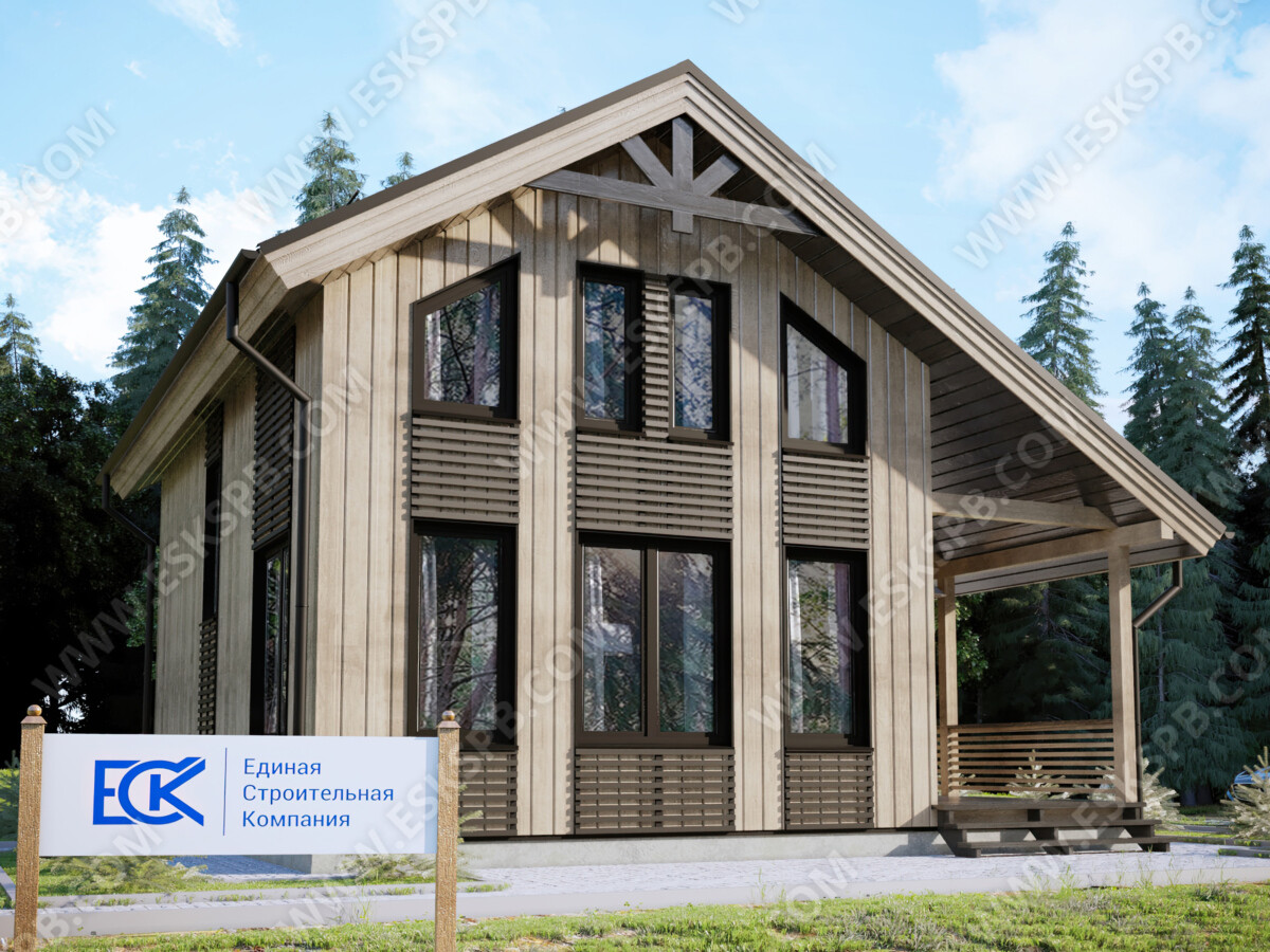 Проект каркасного дома Орфей