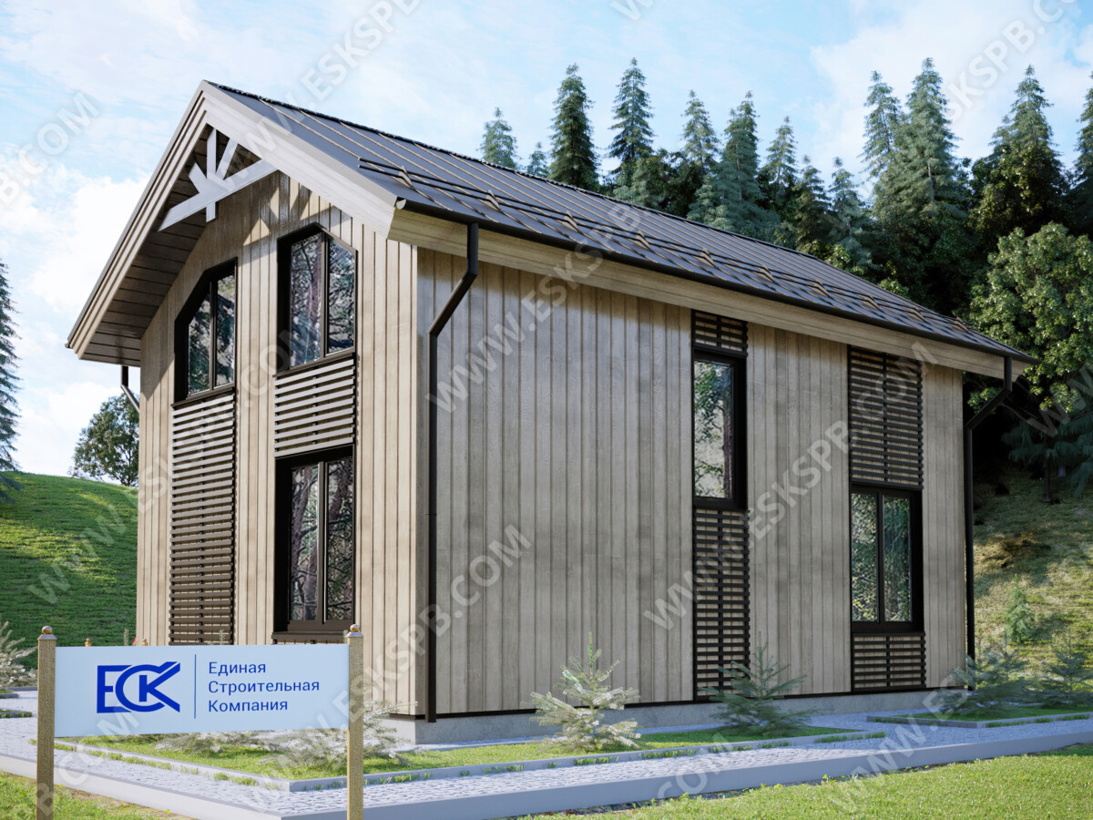 Проект каркасного дома Орфей