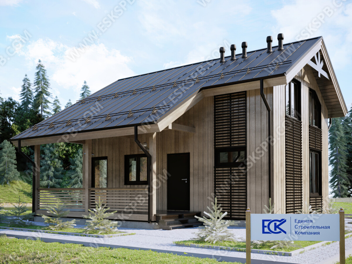 Проект каркасного дома Орфей