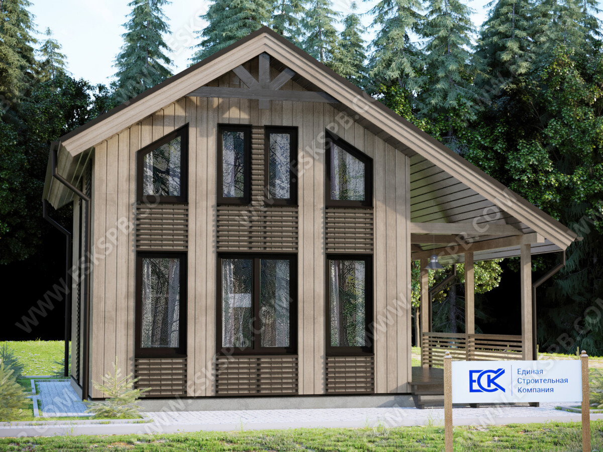 Проект каркасного дома Орфей