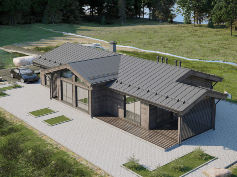 Проект каркасного дома Цезарь