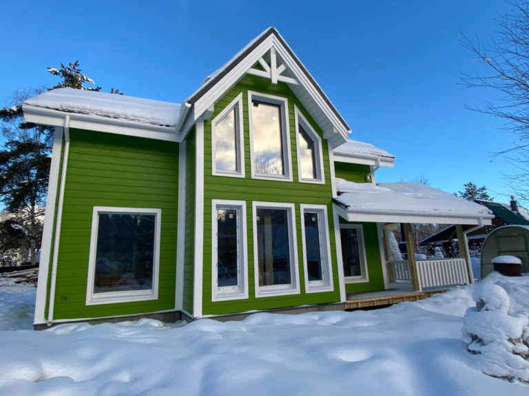 Каркасный дом по проекту Гренландия в комплектации теплый контур в Первомайском