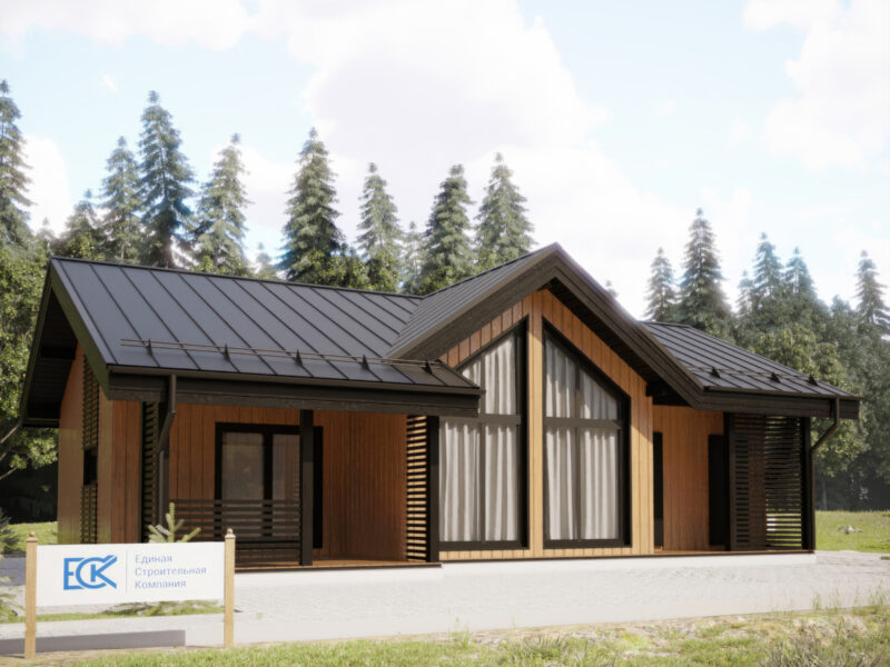 Проект каркасного дома Алмаз - Единая Строительная Компания