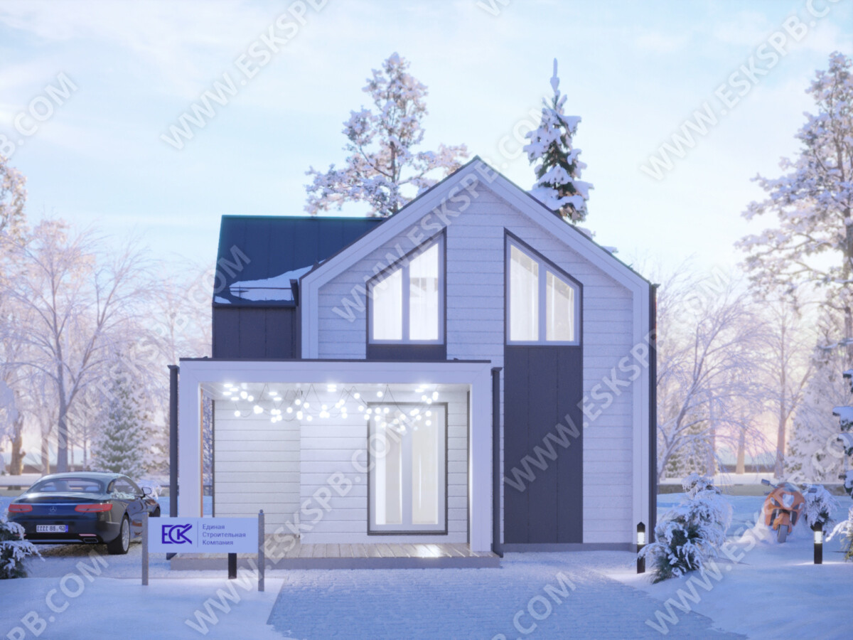 Проект каркасного дома Снег