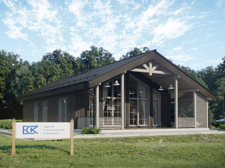 Проект каркасного дома Коралл