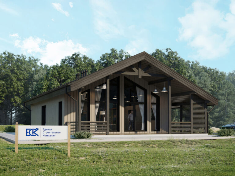 Проект каркасного дома Янтарь