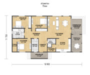 Проект каркасного дома Комета