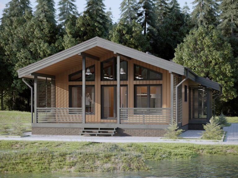 Проект каркасного дома Топаз